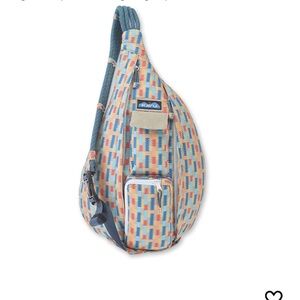 KAVU Sling Bag with Colorful Geometric Design